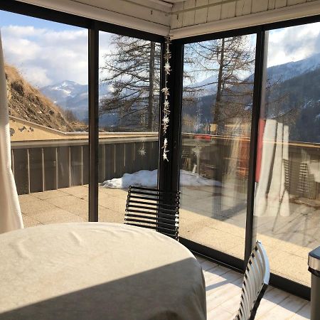 Grand Studio La Foux D Allos Avec Vue Et Terrasse Exterior photo